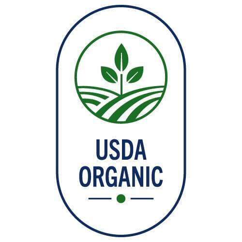 USDA Organic certification badge.